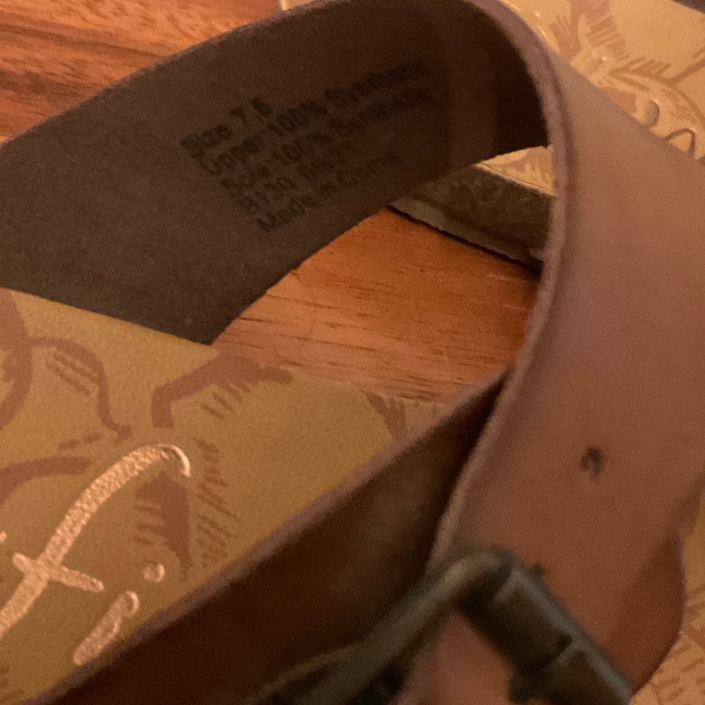 Blowfish Leather Sandals with Buckle 7.5 - Picture 3 of 3